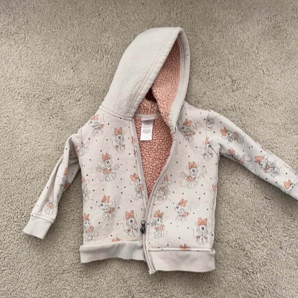 Disney Junior Minnie Hoodie with Fleece in 4T